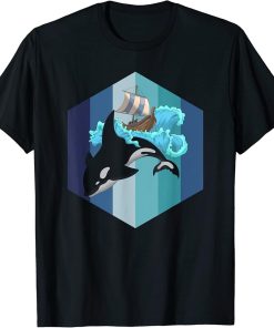 Sailing Gift Killer Whale Underwater Ocean Animal Orca T-Shirt