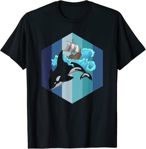 Sailing Gift Killer Whale Underwater Ocean Animal Orca T-Shirt