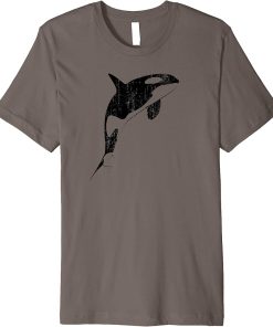 Orca Killer Whale Retro Vintage Distressed Style Love Orcas Premium T-Shirt